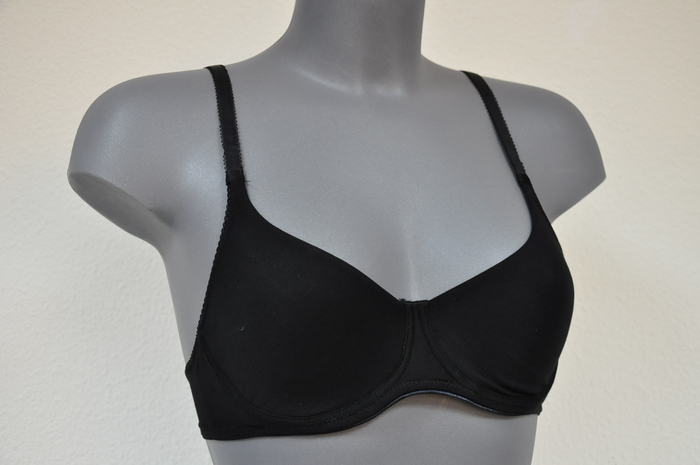 Eva Silk zwart niet voorgevormde bh