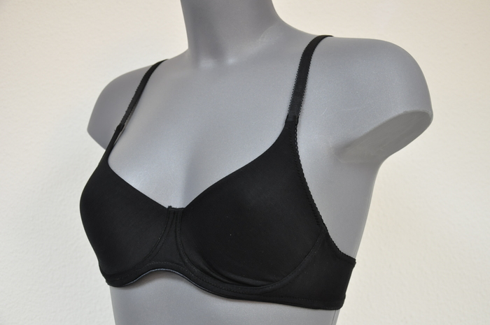 Eva Silk zwart niet voorgevormde bh