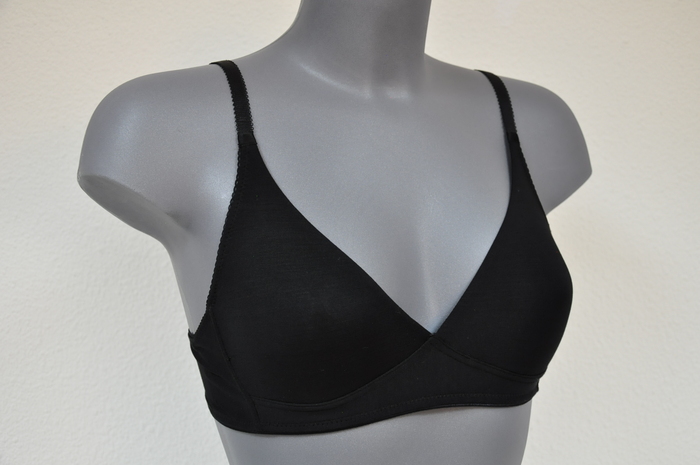Eva Silk zwart wireless bh