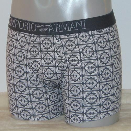 Armani Heren Logo grijs boxershort