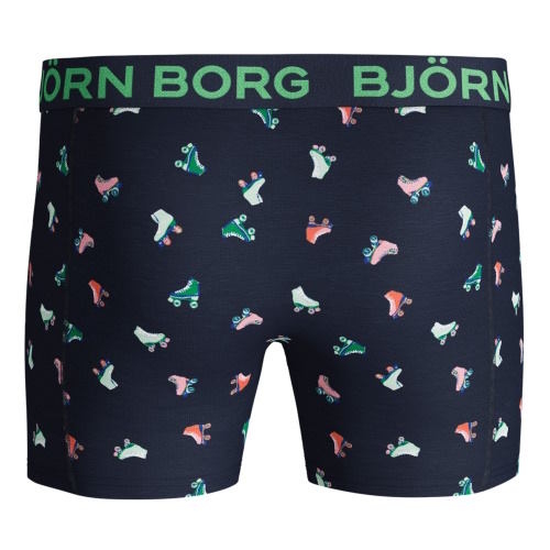 Björn Borg Roler skate marine blauw/print boxershort