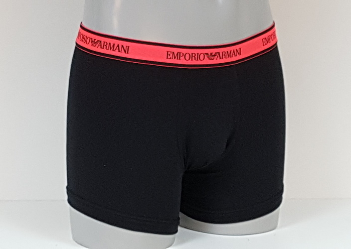 Armani Heren Eagle zwart/roze boxershort