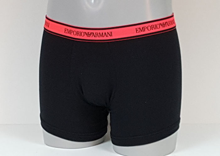 Armani Heren Eagle zwart/roze boxershort