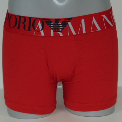 Armani Heren Contour rood boxershort