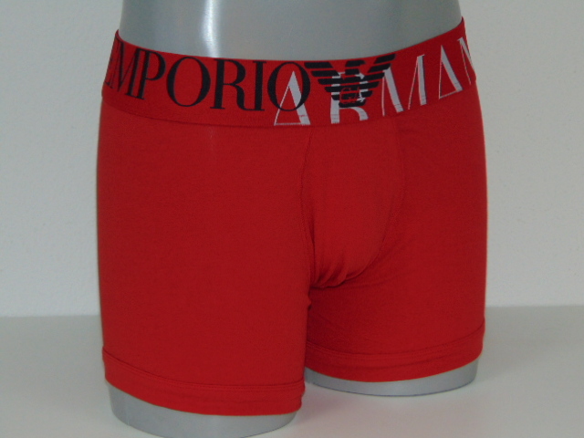 Armani Heren Contour rood boxershort