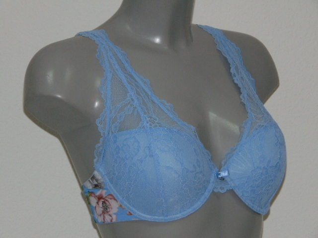 Armani Dames Floral blue blauw push up bh