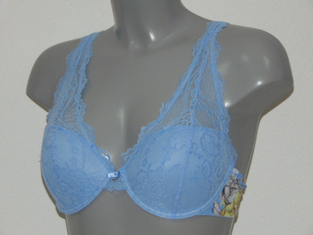 Armani Dames Floral blue blauw push up bh