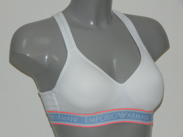 Armani Dames Armani Sport wit wireless bh