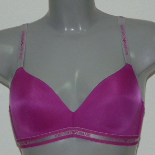 Armani Dames Microfiber fuchsia wireless bh