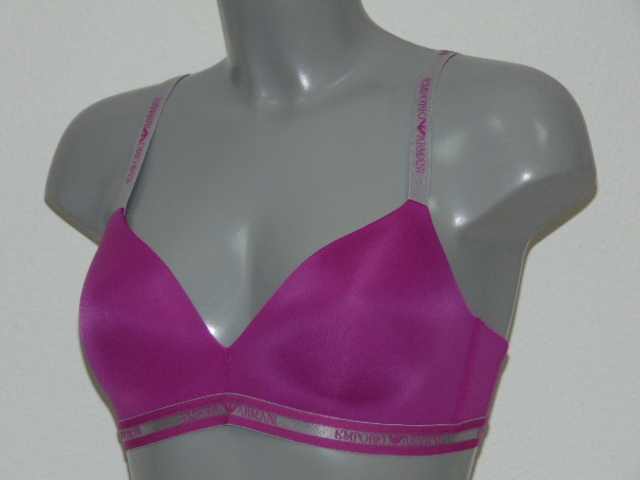 Armani Dames Microfiber fuchsia wireless bh