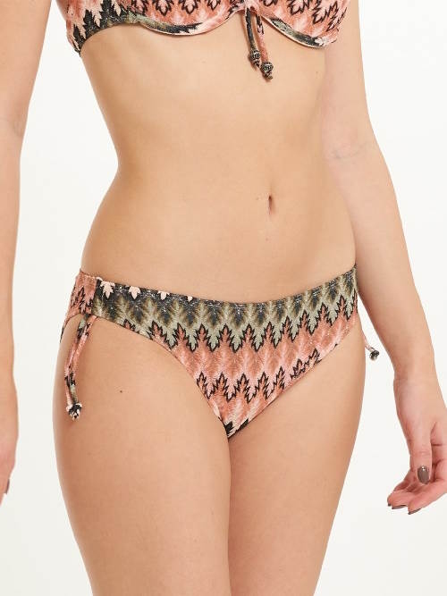 LingaDore Beach Neva roze/groen bikini broekje