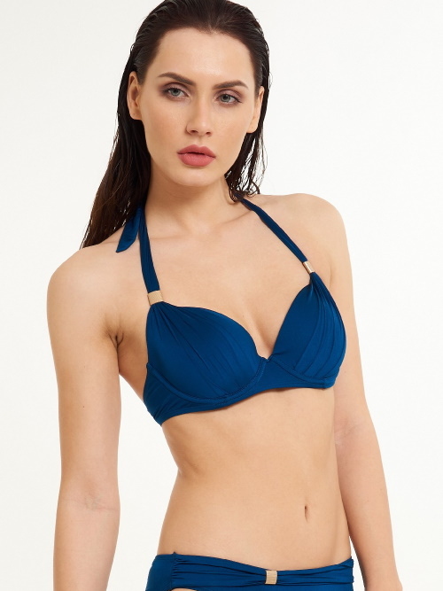 LingaDore Beach Dakota petrol voorgevormde bikinitop