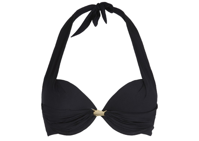 LingaDore Beach Trinity zwart voorgevormde bikinitop