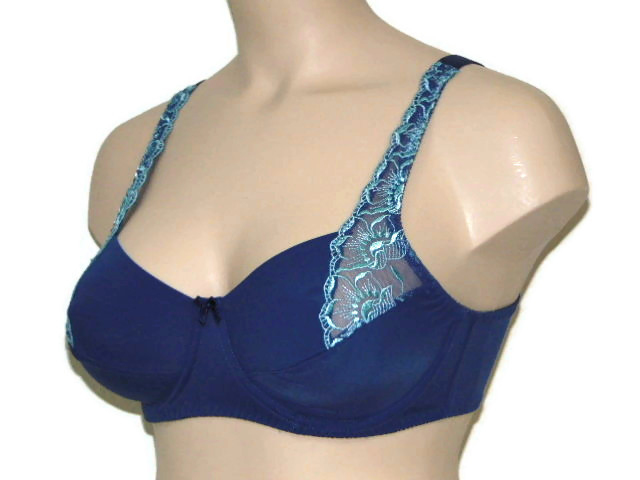 Elbrina Helen blauw/groen niet voorgevormde bh