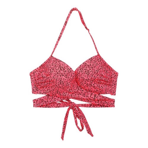LingaDore Beach Festival roze/print voorgevormde bikinitop
