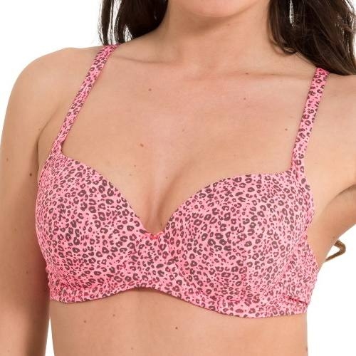 LingaDore Beach Festival roze voorgevormde bikinitop