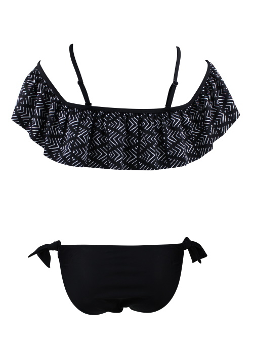 Lentiggini Black Meets White zwart/wit bikini set