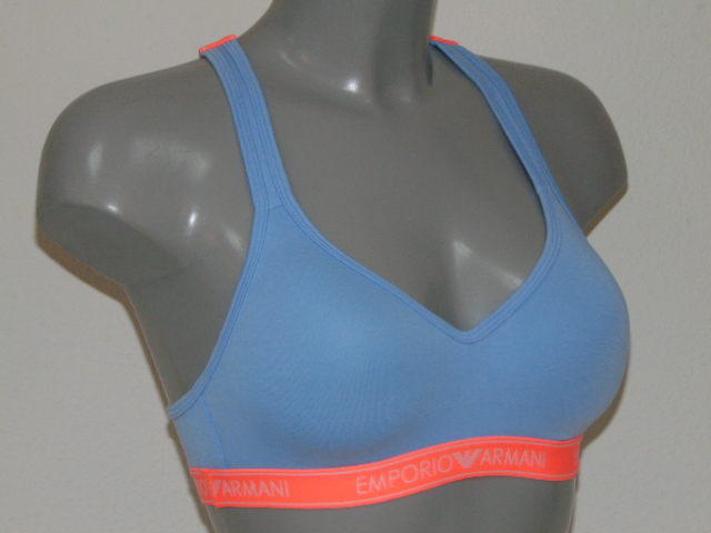 Armani Dames Armani Sport baby blauw wireless bh