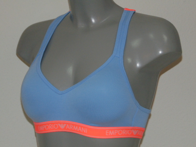 Armani Dames Armani Sport baby blauw wireless bh