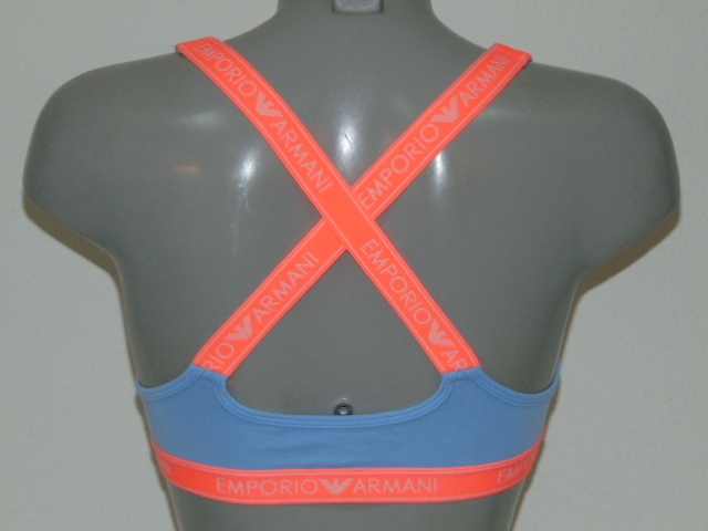 Armani Dames Armani Sport baby blauw wireless bh
