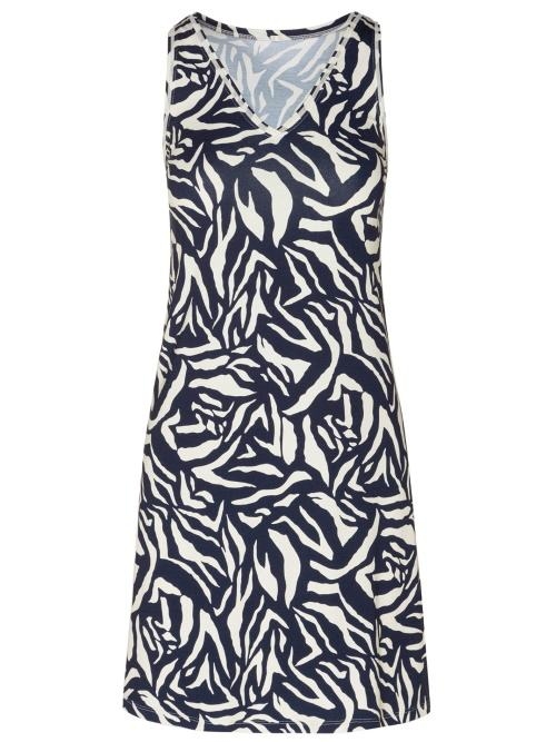 Eva Graphic zwart/wit jurk