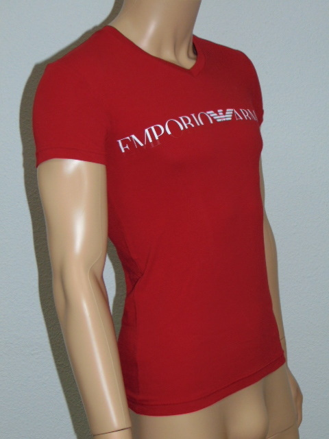 Armani Heren Logo rood fashion