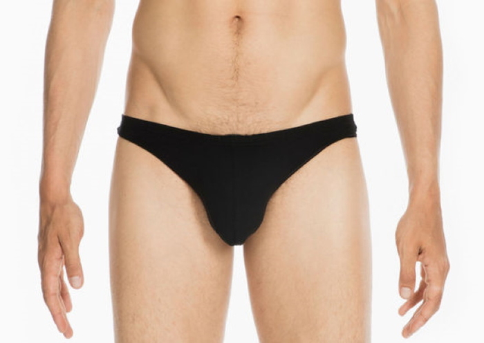 HOM Freddy zwart heren string