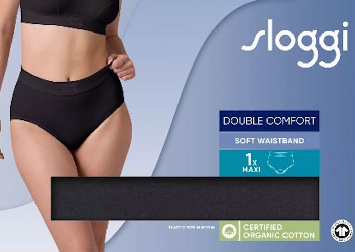 Sloggi Double Comfort zwart slip