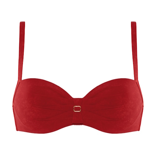 Marlies Dekkers Badmode Puritsu rood voorgevormde bikinitop