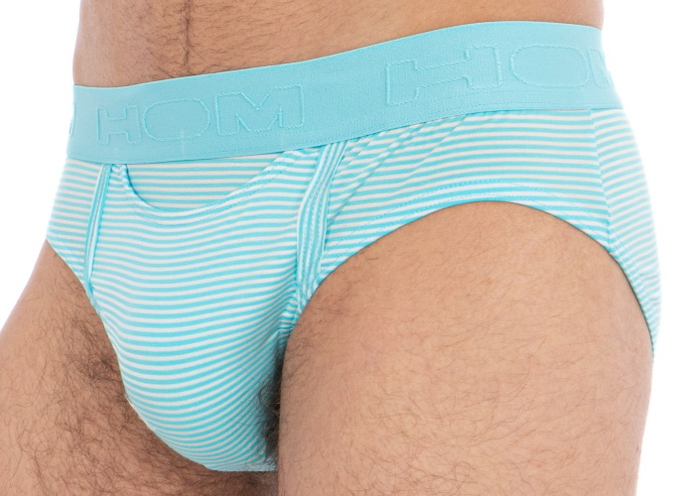 HOM Simon turquoise heren slip