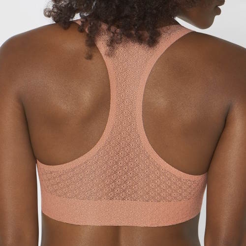 Sloggi Zero Feel zalm roze wireless bh
