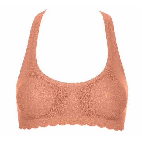 Sloggi Zero Feel zalm roze wireless bh