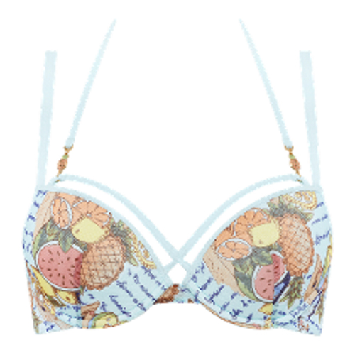Marlies Dekkers No Te Olvido blauw/multicolor push up bh