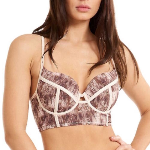 LingaDore Wild Romance bruin/roze voorgevormde bh