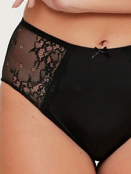 LingaDore Daily Maxi Slip zwart high brief