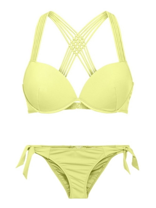 LingaDore Beach Sunrise lime bikini set
