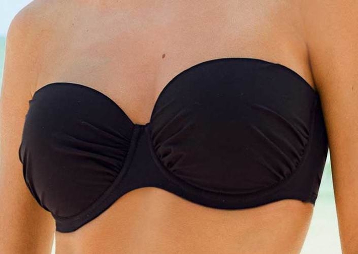 Rosa Faia Badmode Cosima zwart voorgevormde bikinitop