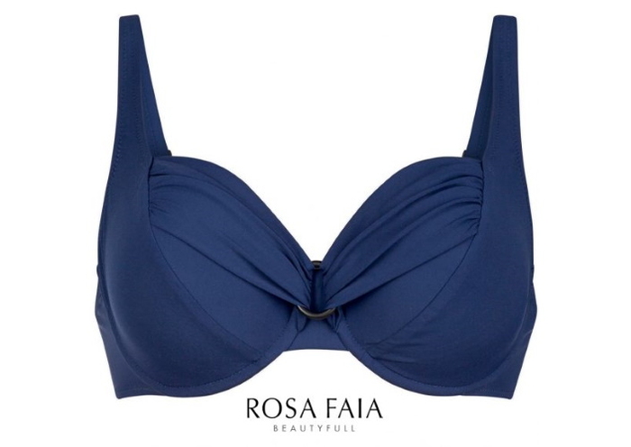 Rosa Faia Badmode Hermine marine blauw soft-cup bikinitop