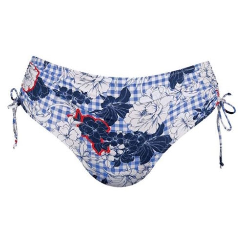 Rosa Faia Badmode Ive blauw/print bikini broekje