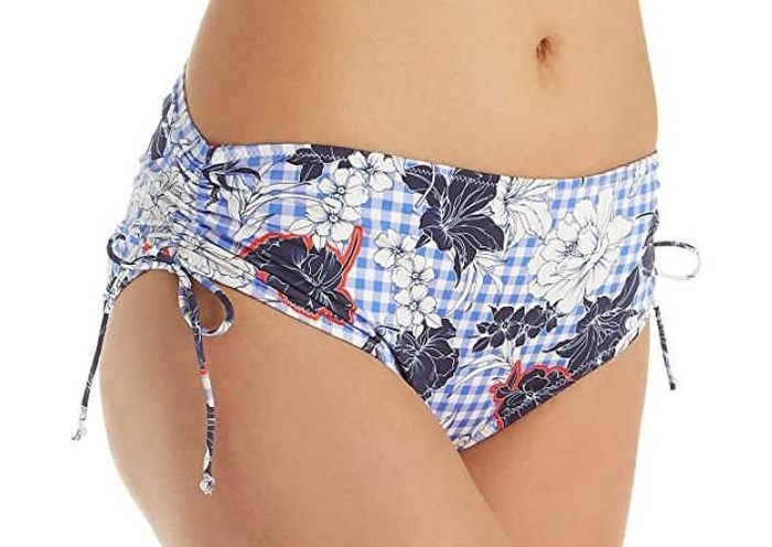 Rosa Faia Badmode Ive blauw/print bikini broekje