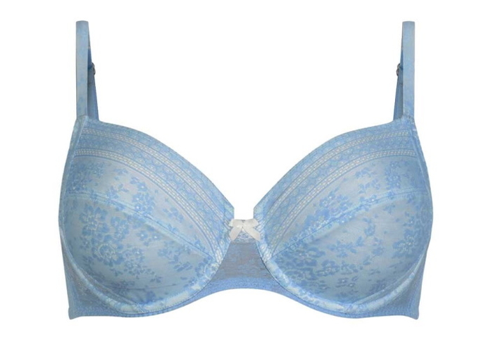 Rosa Faia Fleur blauw niet voorgevormde bh