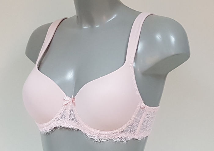 Elbrina Embroid pastel roze voorgevormde bh