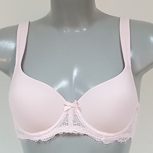 Elbrina Embroid pastel roze voorgevormde bh