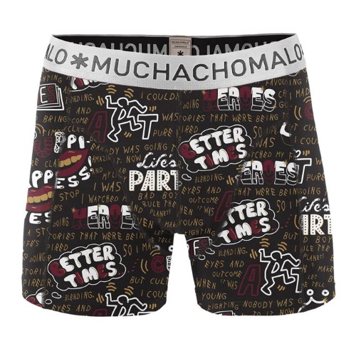 Muchachomalo Beehive Pinata zwart/print boxershort