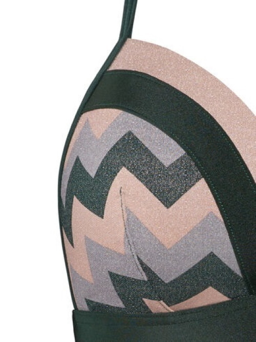 Marlies Dekkers Courage groen/print wireless bh