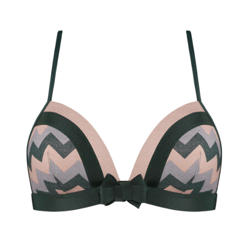 Marlies Dekkers Courage groen/print wireless bh