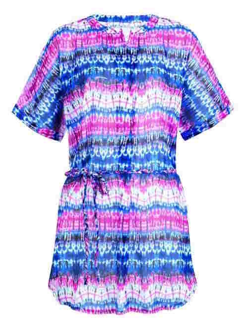 Rosa Faia Badmode Bajo blauw/roze tuniek