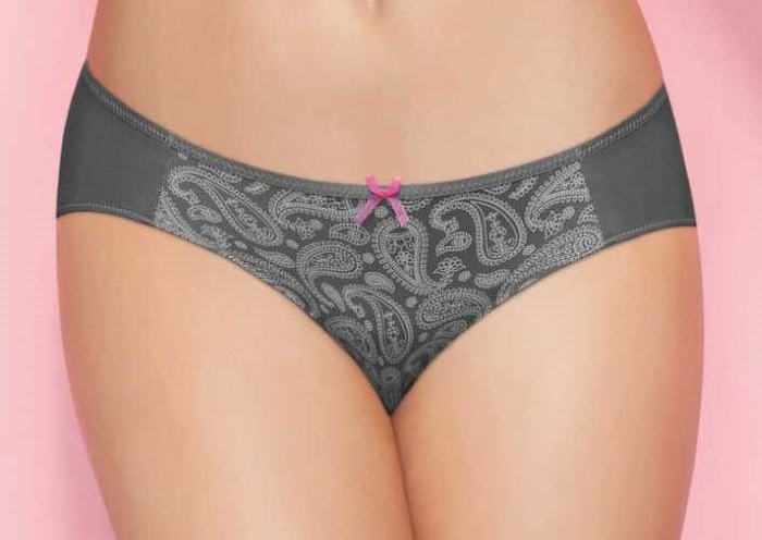 Anita Maternity Paisley grijs/print zwangerschapsslip
