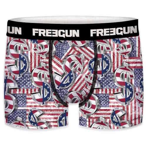 Freegun USA SPORTS zwart/multicolor sport boxer