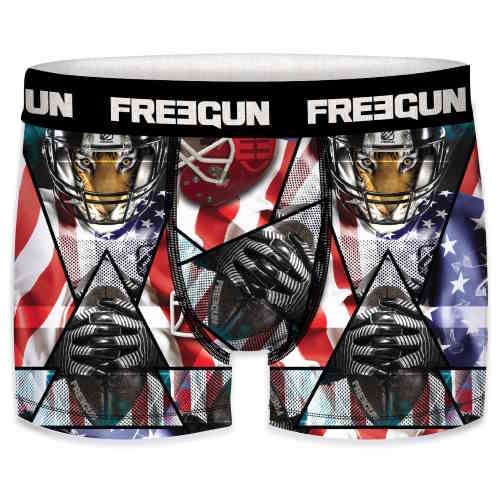 Freegun USA SPORTS zwart/multicolor sport boxer